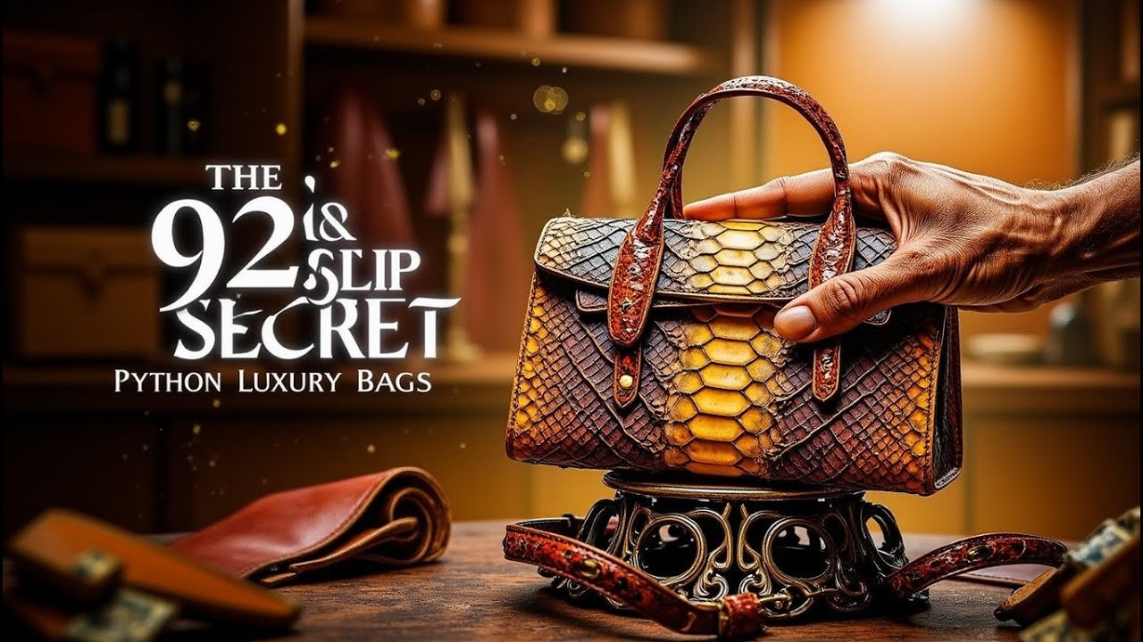 HOW PYHTON LUXURY BAGS ARE MADE TRACEABILITY + ARTISTRY - YouTube