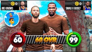 DUO SERIES W/ JOE KNOWS! 60 TO 99 STEPHEN CURRY & KEVIN DURANT NO MONEY SPENT!
