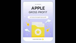 Analyze Apple's gross profit. #applegrowth #appleproducts #finanace #costofgoodssold #applemargin