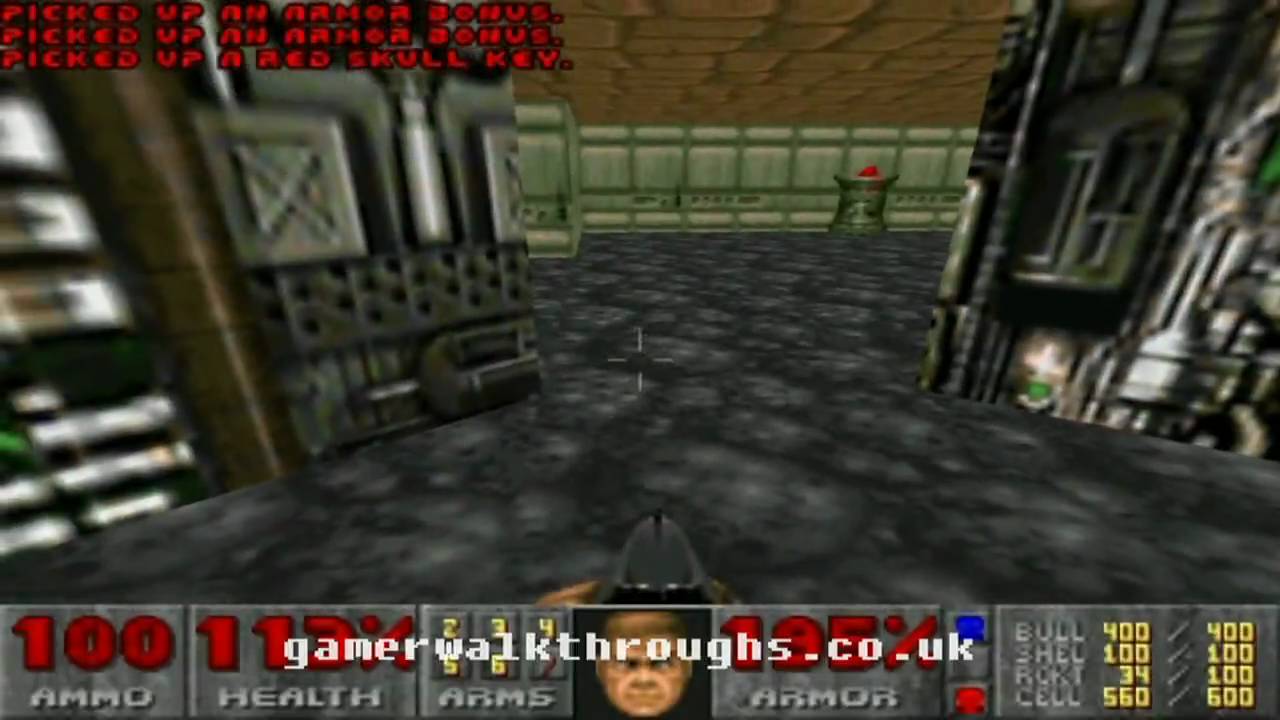 Doom walkthrough - Halls of the damned - YouTube