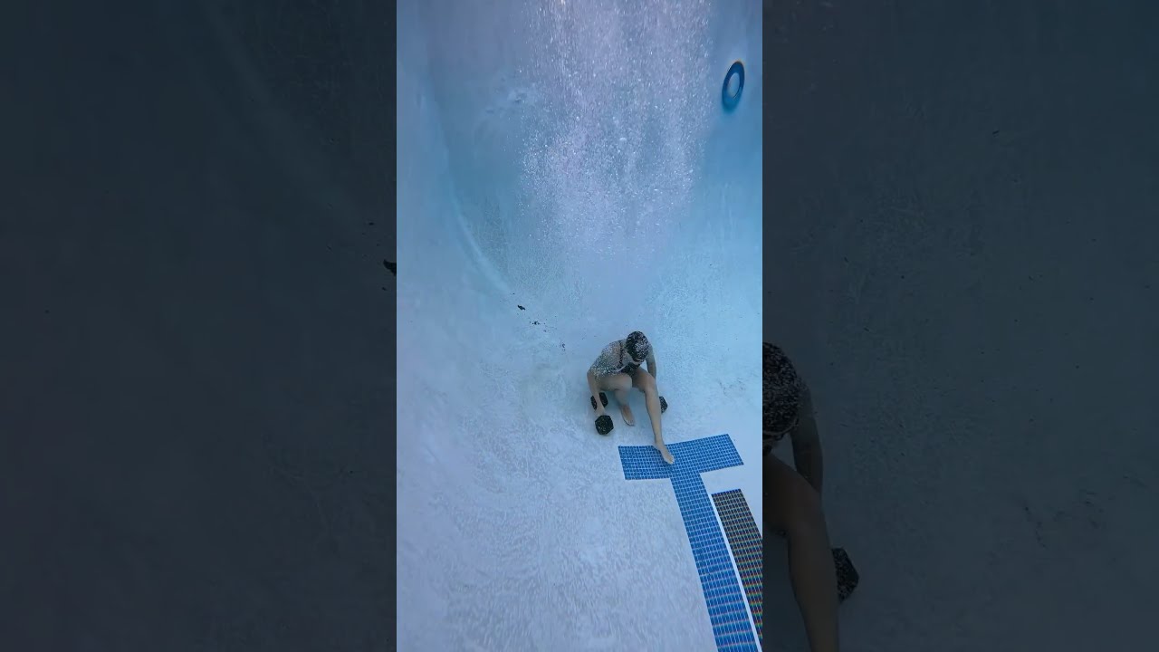 Jump Into The Swimming Pool With Two 30lb Weights Morning Dive Experience