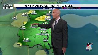 Heat Advisory tomorrow, rain chances increase mid-week