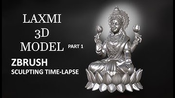 ZBRUSH SCULPTING LAXMI (PART 1)