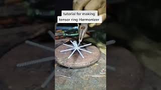 Tutorial on making a tensor ring pendant Harmonizer