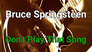 Video thumbnail of "Don't Play That Song - Bruce Springsteen (Subtitulada en Español)"