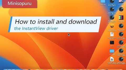How to Install Siliconmotion Driver for Minisopuru DS806 Docking Station on Macbook Air/Pro?