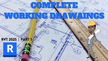 Complete Working Drawings in REVIT 2025.   |GRID LINES AND DIMENSIONS|  -  PART 1