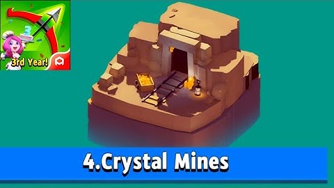 ARCHERO | Chapter 4: Levels 1-50 | Gameplay Walkthrough Part 4 - Crystal Mine (iOS/Android)