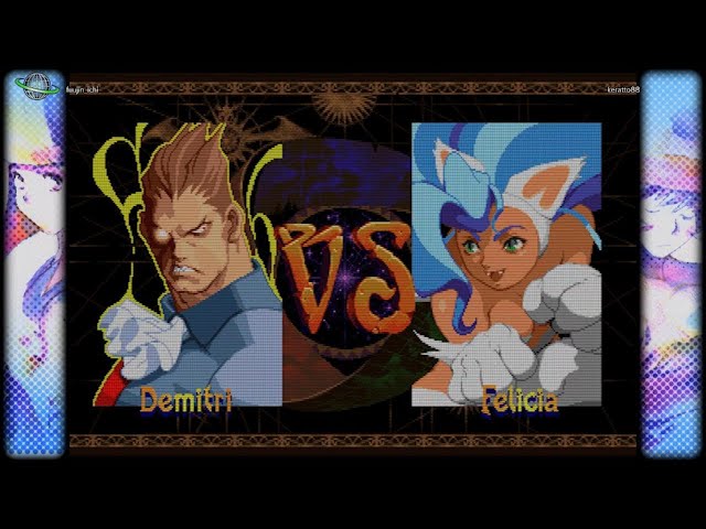 ヴァンパイアハンター2 対決 フェリシア - YouTube