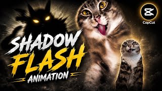 Want this viral Shadow Flash Animation in CapCut😼🔥