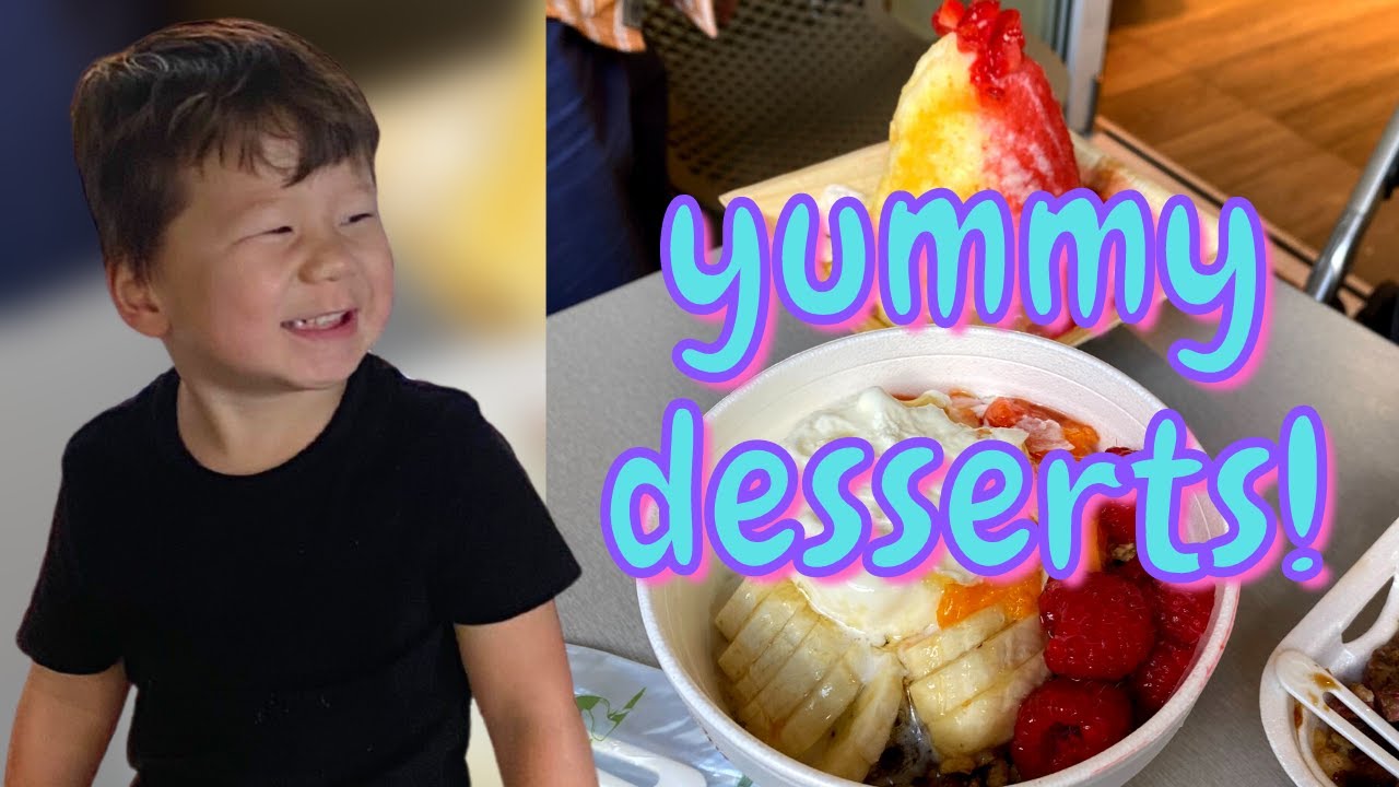 Trying Yummy Food and Desserts in Waikiki! Royal Hawaiian Center