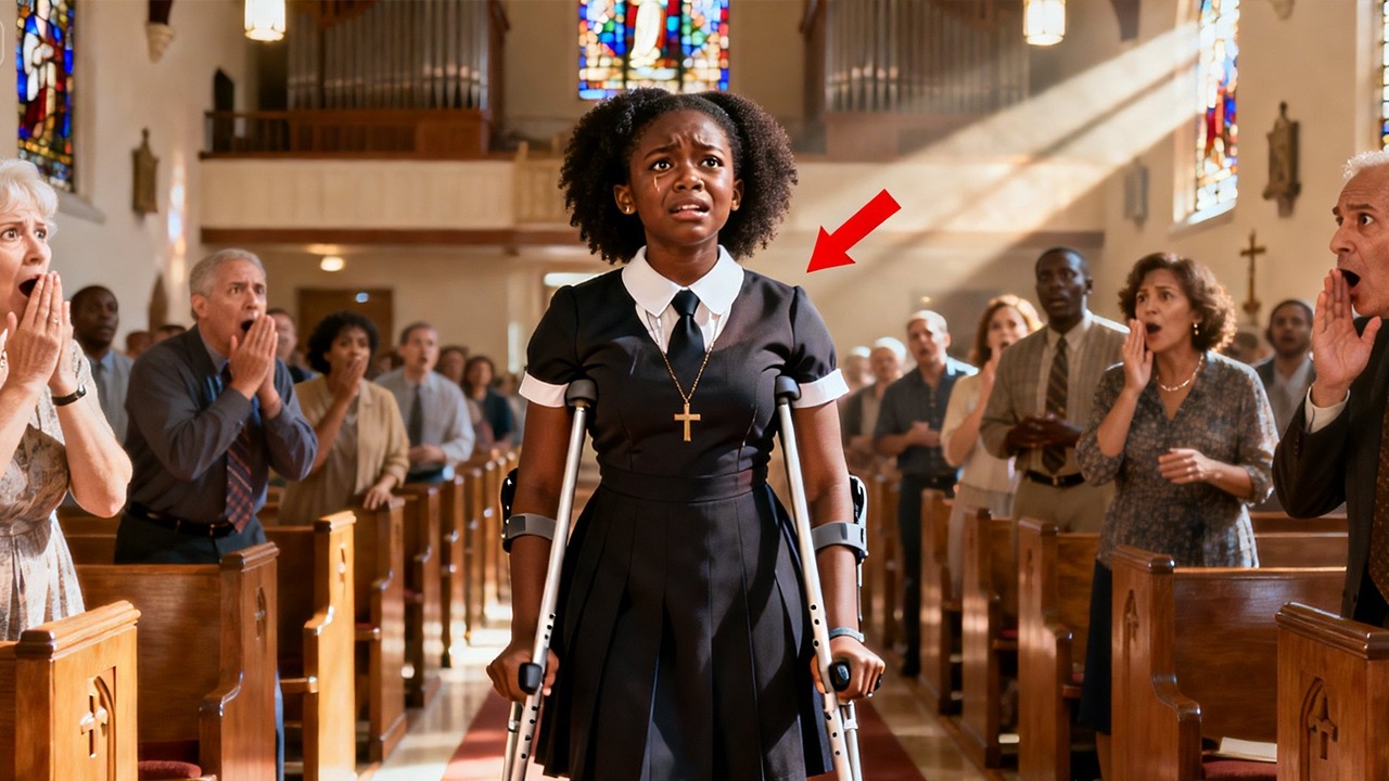 On a Quiet Sunday, a Disabled Girl Entered the Church… Then a Shocking Secret Emerged
