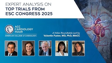 ACC Cardiology Hour from ESC 2025