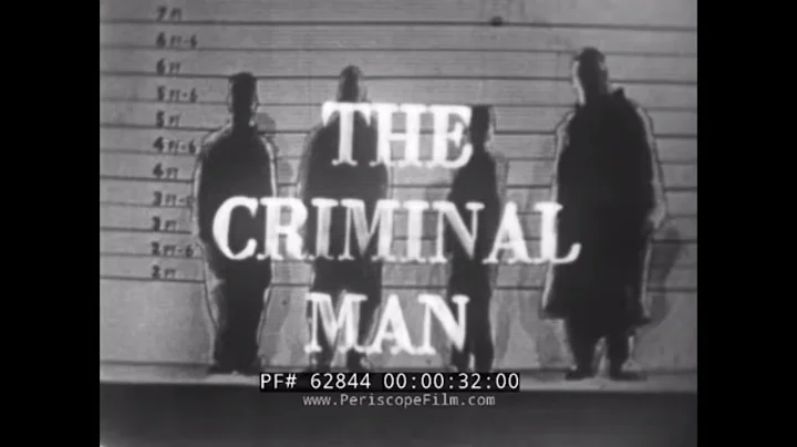 DR. DOUGLAS KELLEY  "THE CRIMINAL MAN"  1950s CRIM...