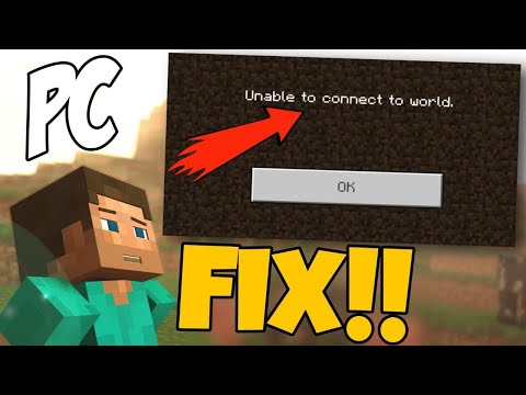 How To Fix Minecraft Unable To Connect To World on PC in 2022