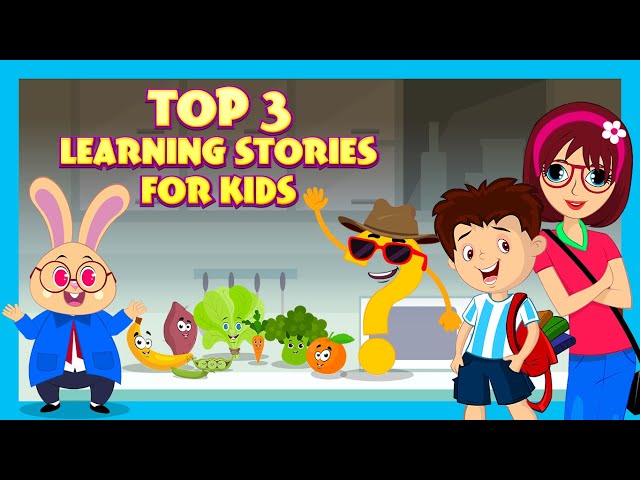 Top 3 Learning Stories for Kids | Tia u0026 Tofu | Bedtime Stories | English Stories class=