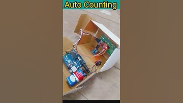 Automatic part counting gadget #engineering #shorts #sensor #project #marvel #cool #coolgadgets
