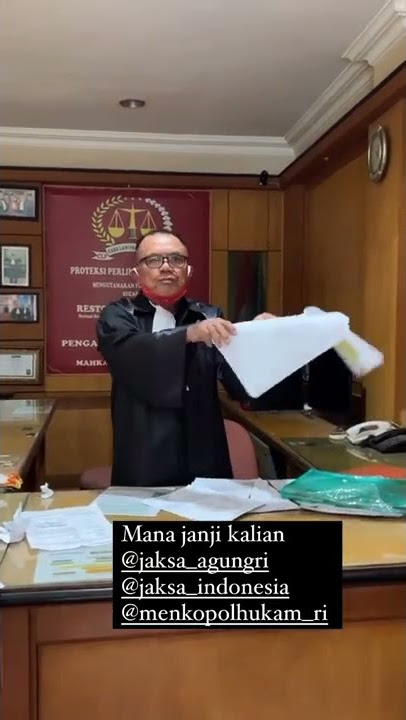 Terpidana yang merasa dipermainkan penegak hukum putusan MA DISOBEK SOBEK (4)