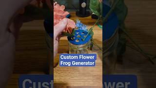 Is a customizable flower frog useful, or did I over-engineer garden arranging? #3dprinting