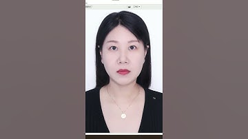 How to create a passport-sized photo in Photoshop/The PS tutorial on Korean documents#韩国证件照#最美证件照45