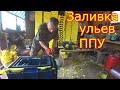 Заливка ульев ППУ! Корпус на шестирамочник