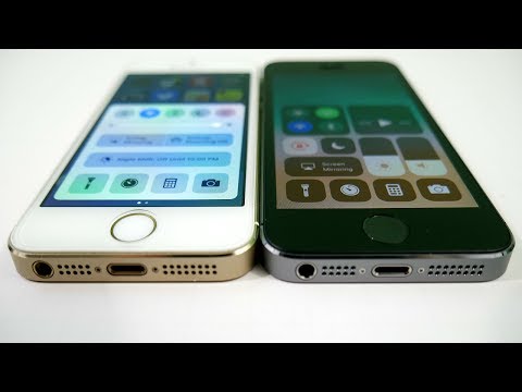 iPhone 5S iOS 10.3.2 vs iPhone 5S iOS 11!