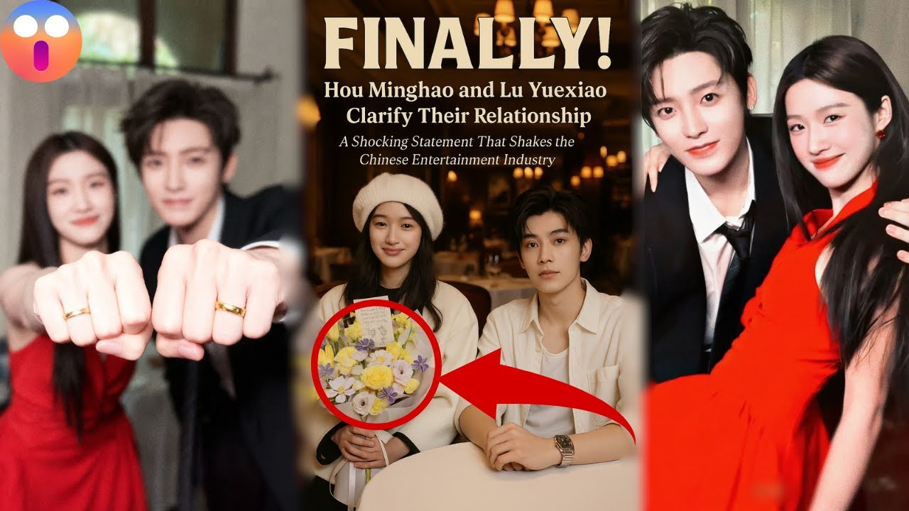 ОФИЦИАЛЬНО! Хоу Минхао и Лу Юэсяо говорят: «Никто этого не ожидал!»