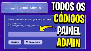 ALL HACK CODES FOR THE ADMIN PANEL IN THE NEW SEASON 4 CHAPTER 7 (Fortnite Admin Panel)