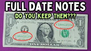 FULL DATE SERIAL NUMBER FOUND! Bill Search for Banknotes Worth Money