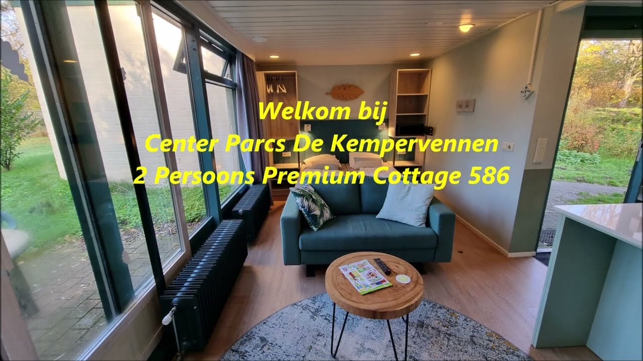 2 Persoons Vernieuwde Premium Cottage 586 Center Parcs De Kempervennen 2022 vakantie veilingen