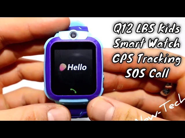 GPS Tracker Anti-lost SOS Call Children Kids Smart Watch For Smart Phone