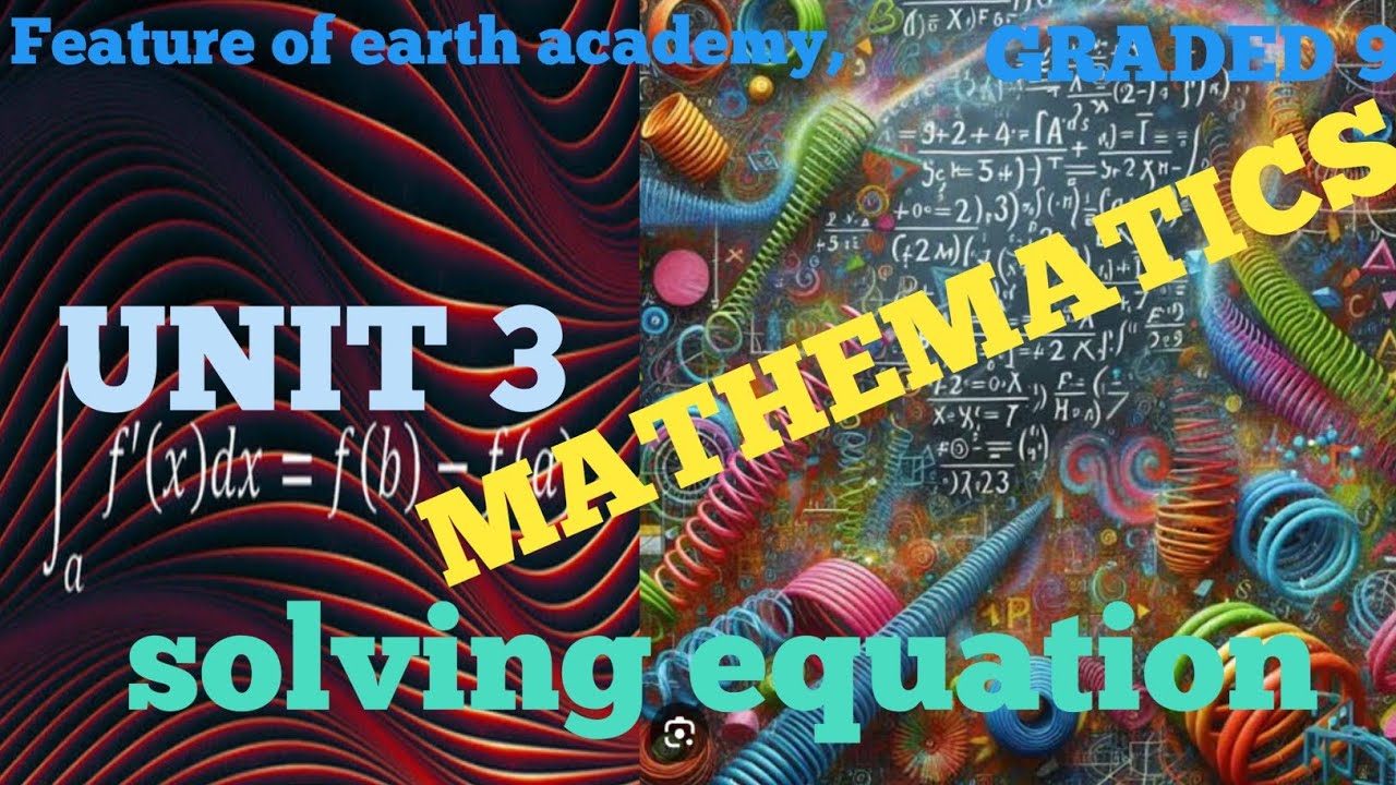 Grade 9 mathematics unit 3 part 4, 3.2.4 Graphical method of solving ...