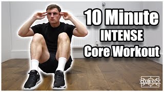 10 Minute INTENSE Core Workout | How To Get a Stronger Core For Football