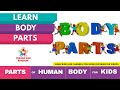 Learn parts of body 2023  learn body parts name in english  body parts name for children