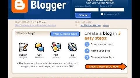 CARA MUDAH MEMBUAT BLOG LEWAT HP ANDROID