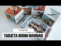 TARJETA BOOM NAVIDAD (CON MAS SCRAP) - TUTORIAL | LLUNA NOVA SCRAP