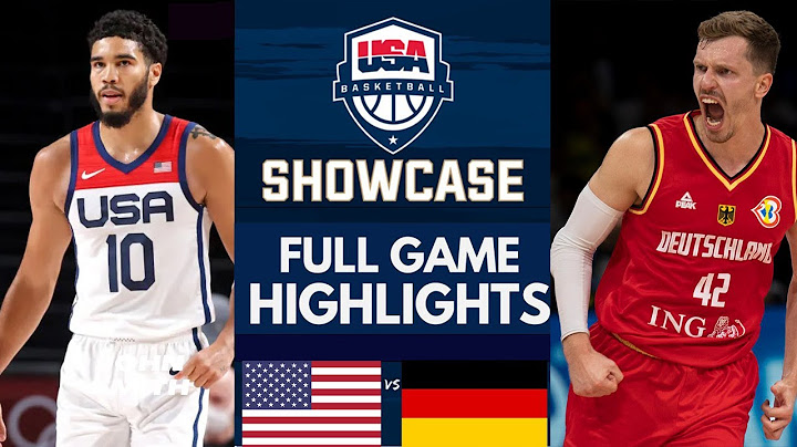 USA VS Germany 07/19 FULL GAME | USAB Showcase  | 2024 Olympics |