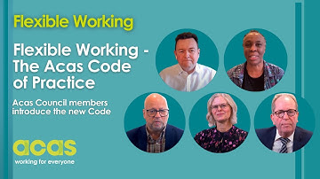 Flexible working - The Acas Code of Practice
