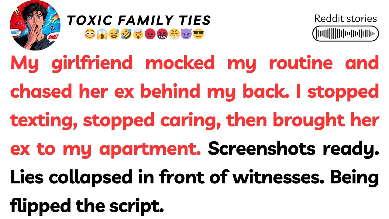 My girlfriend said, you're too predictable. Even my ex had more personality than you...