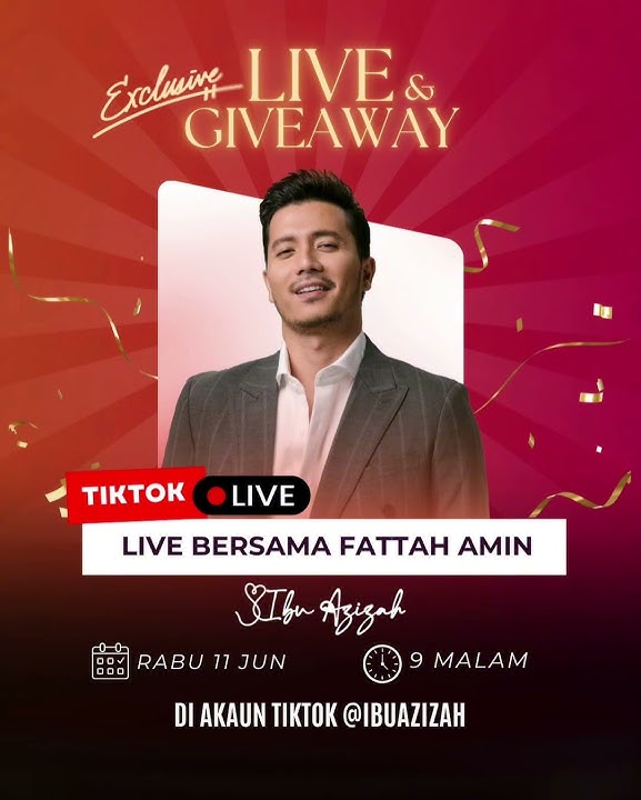 Esok Live di TikTok Ibu Azizah