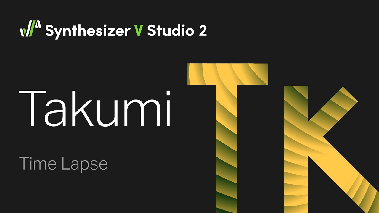 New Synthesizer V AI Singer Released: Takumi | Dreamtonics