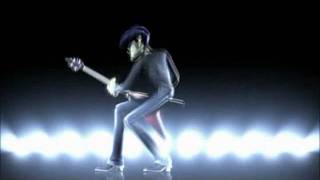 Gorillaz - Clint Eastwood (Live) (3D Holograms - Noodle/Murdoc Visual)