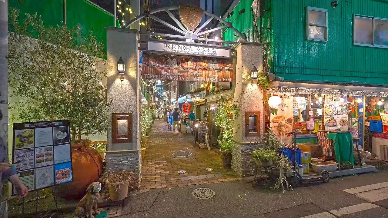 Ещё раз ночной Токио Накано・4K HDR