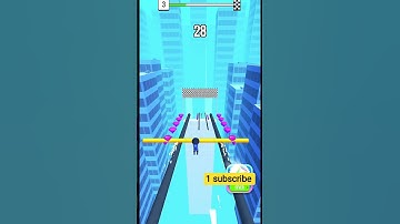 Roof Rails Level 5 🤯🥶 Funny Android Gameplay l perfect run challenge #shot #game