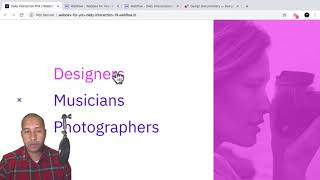 Famous Daily Interaction #19 | Fullscreen Menu with Panel Reveal | WebDev For You | Made in Webflow Profile