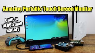 Amazing Portable TouchScreen Monitor Built In Battery USB Type C - PEPPER JOBS XtendTouch screenshot 3