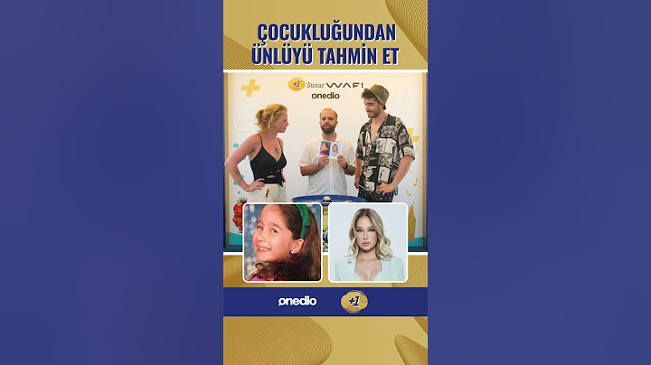 Ünlüyü Çocukluk Fotoğrafından Tanı 😂 Edis İrem Derici