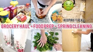 GROCERY HAUL + FOOD PREP + SPRING CLEANING 2020 | GET IT ALL DONE