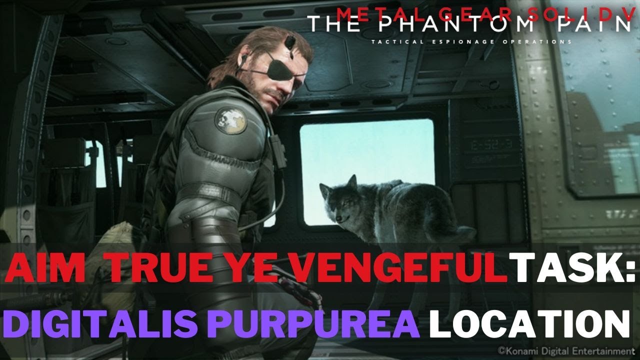 MGSV - Picked a Digitalis (Purpurea) at Munoko ya Nioka Station (Aim True Ye Vengeful)