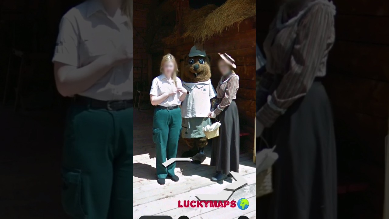 Giant Beaver on Google Earth 